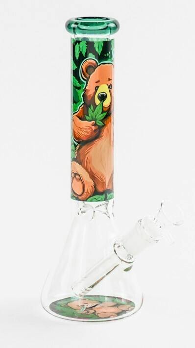 LUV, 10" Huggy Bear Beaker Bong