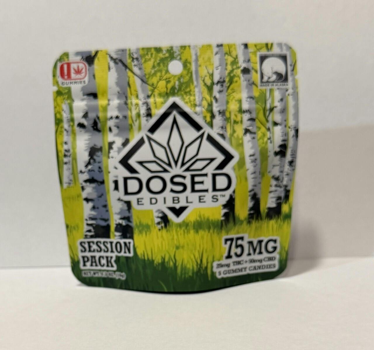 DE, Gummy 25mg THC + 50mg CBD, 5pk