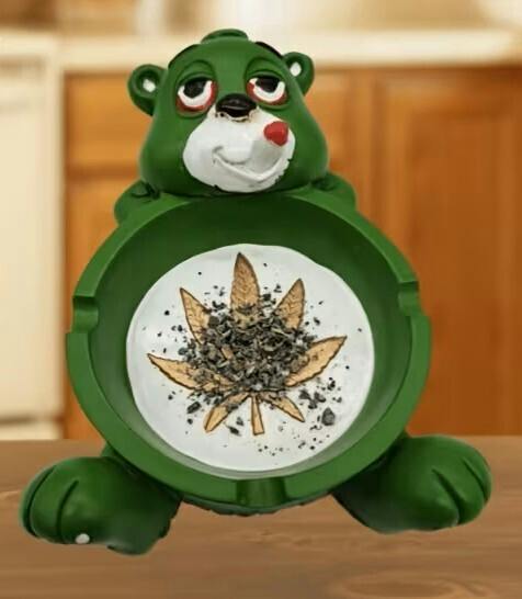 T, Care Bear ashtray