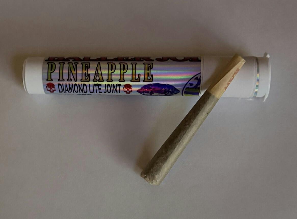 RR, Pineapple, Baller Joint Diamond Lite, .75g - Hybrid