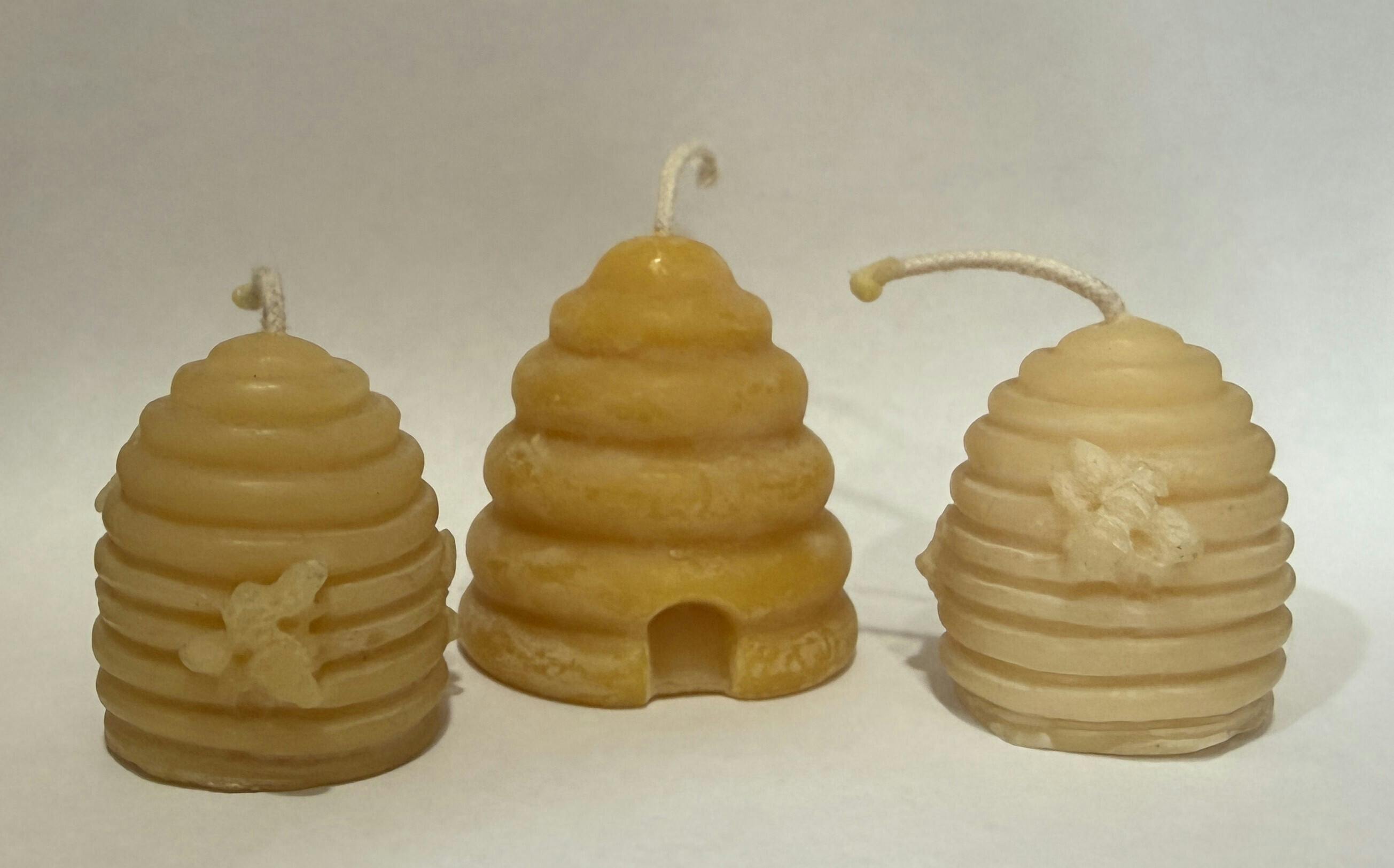 JS, Bees Wax Candle, varying sizes
