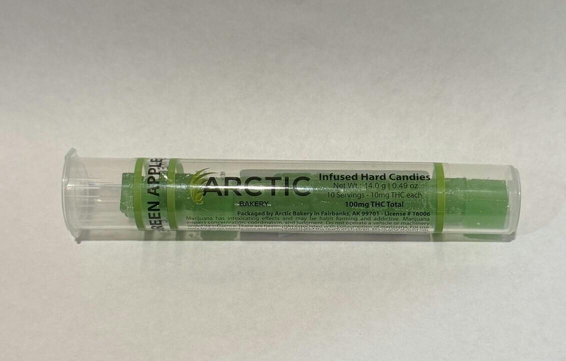 AB, Green Apple, hard candy, 100mg