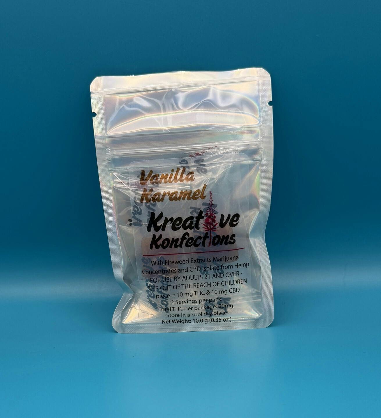 KK, Vanilla Karamels, 20 mg - Hybrid