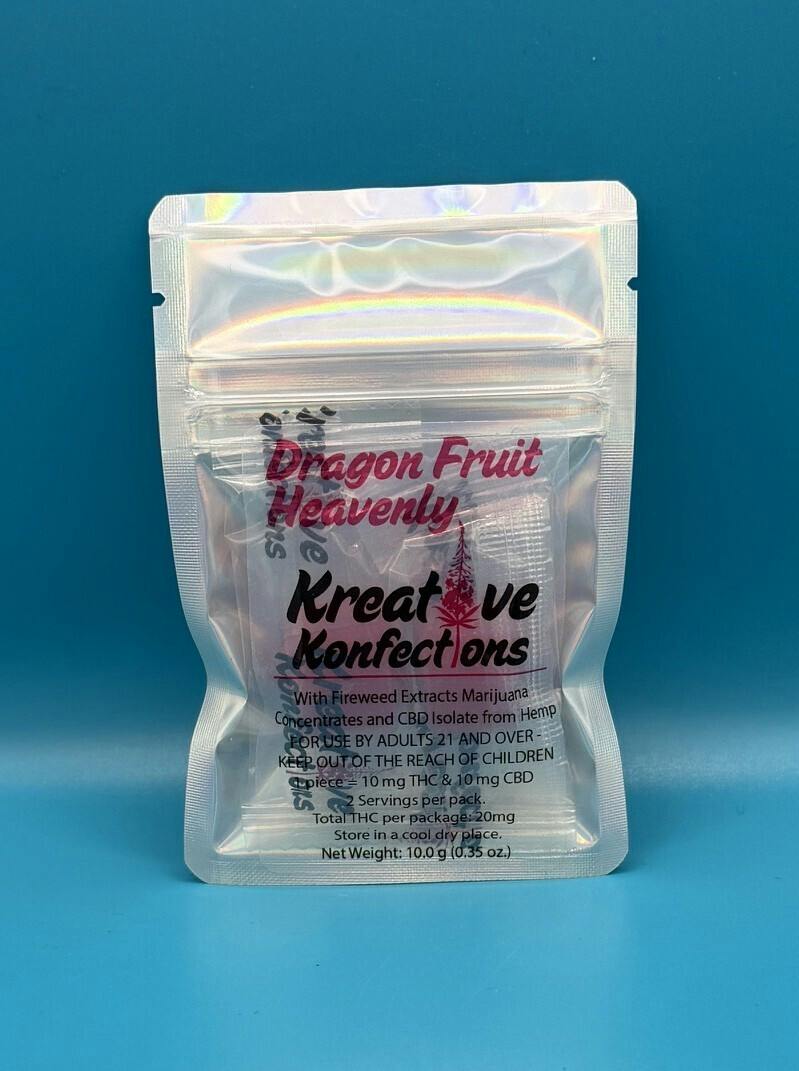 KK, Dragon Fruit, 20 mg - Hybrid
