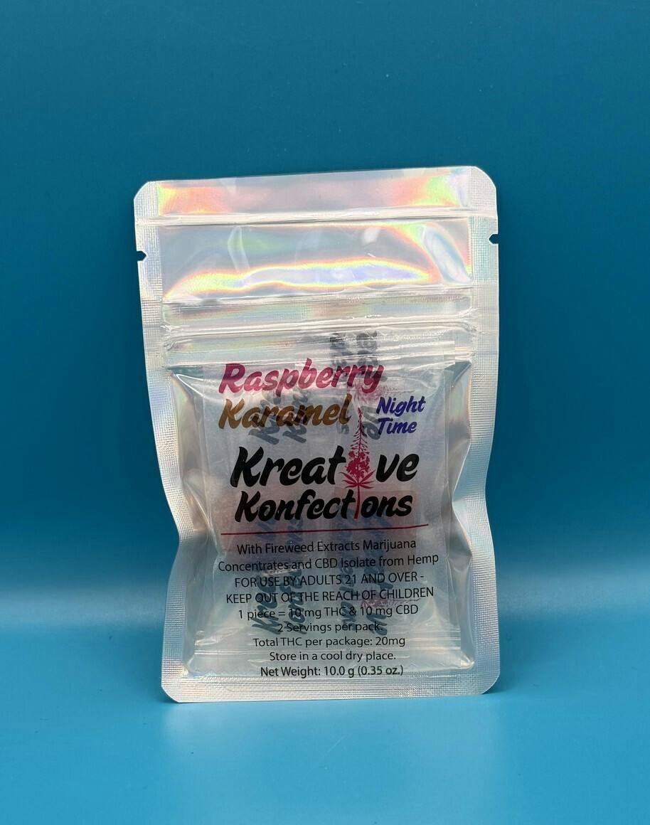 KK, Raspberry Karamel - CBN, 20 mg - Indica
