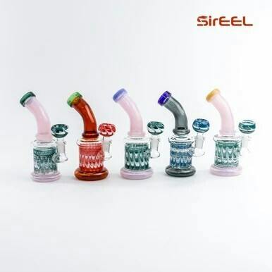 LUV, SirEEL 6" Wrap and Rake Hanger Bong/Rig