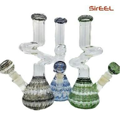 LUV, SirEEL 10" Curved Szong Style Bong