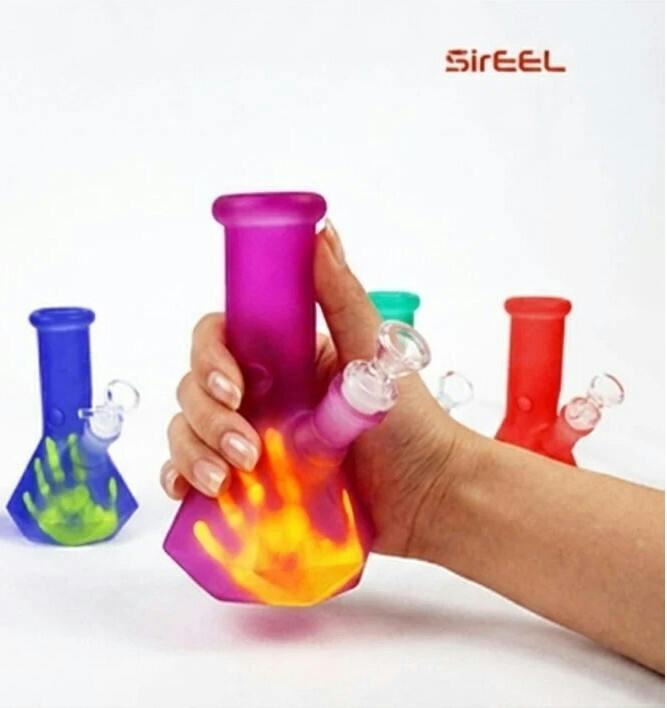 LUV, SirEEL 7" Thermo Color Changing Beaker Bong