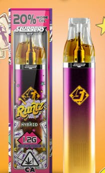 Sluggers Vape - 1.2g - Hybrid - Runtz AIO 1.2g