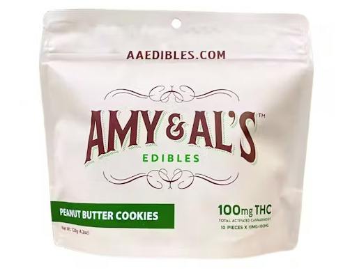 PEANUT BUTTER COOKIES 10PK 100MG