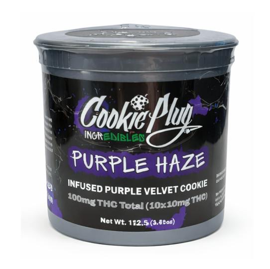 PURPLE HAZE COOKIES 10PK 100MG