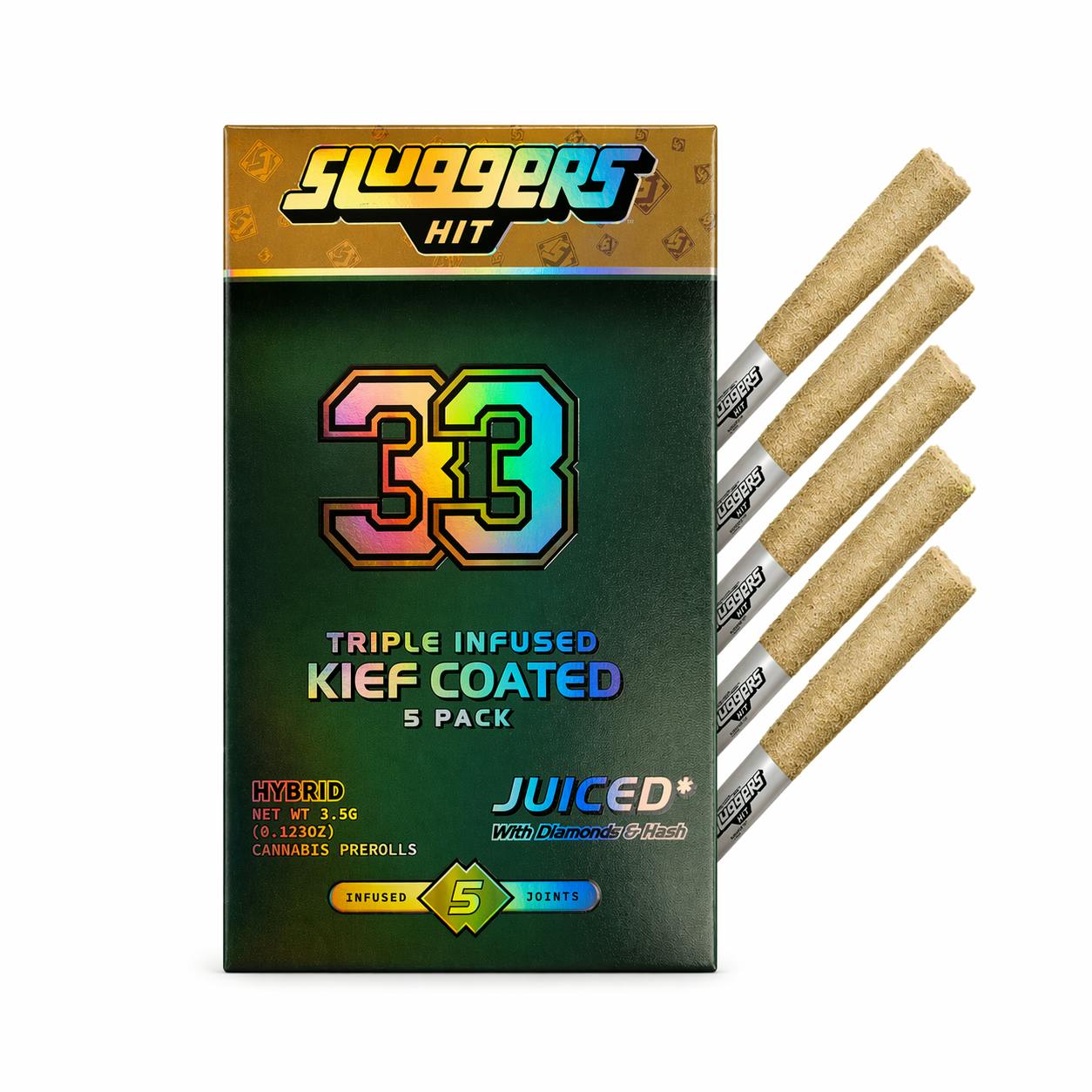 33 INFUSED PREROLLS 3.5G