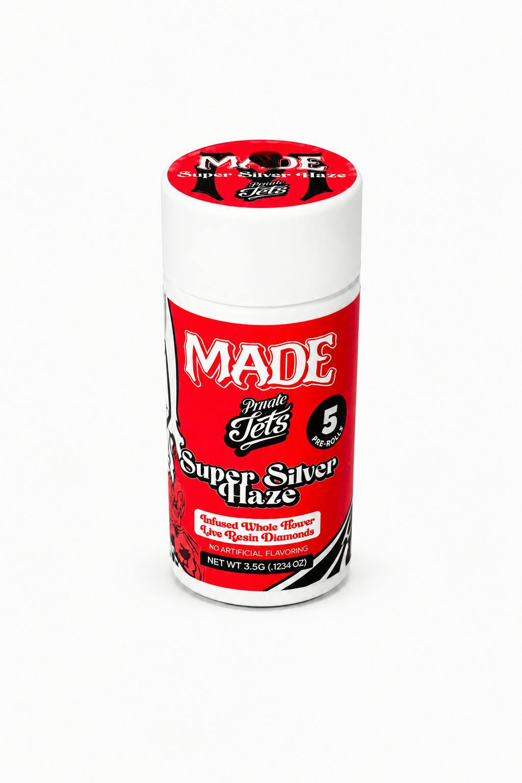 SUPER SILVER HAZE PRIVATE JETS INFUSED 5PK