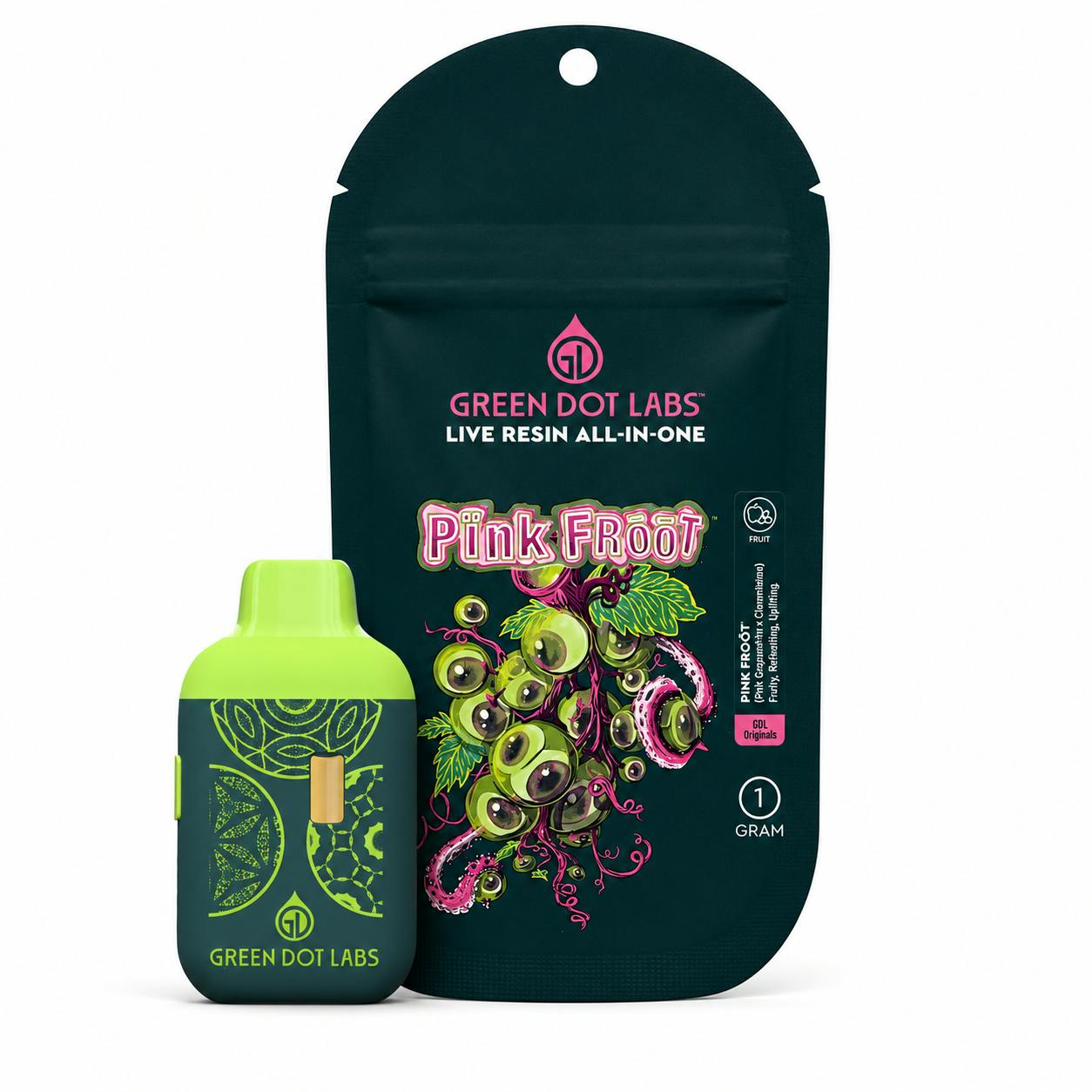 PINK FROOT AIO LIVE RESIN 1000MG