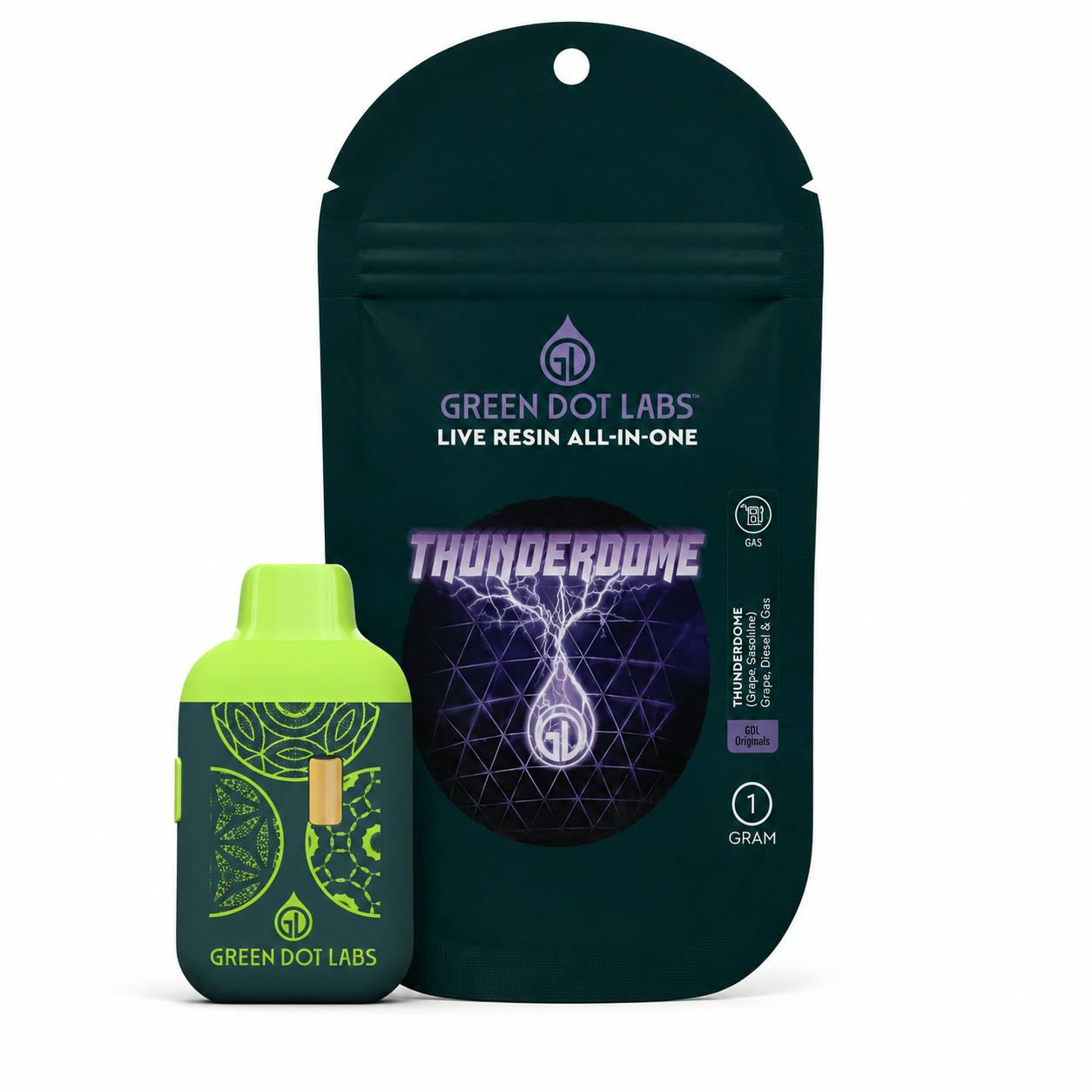 THUNDERDOME AIO LIVE RESIN 1000MG