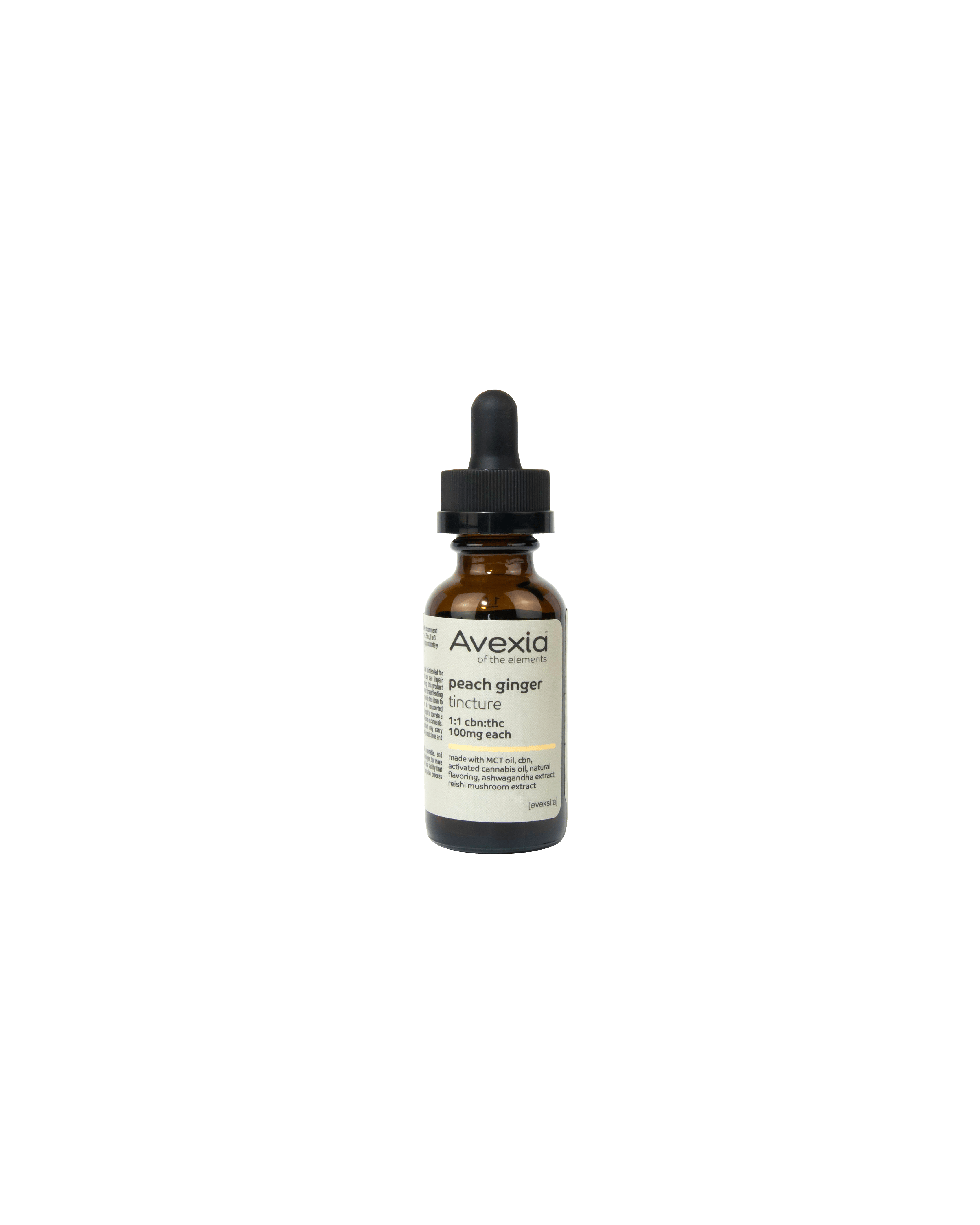 PEACH GINGER TINCTURE 1:1 100MG
