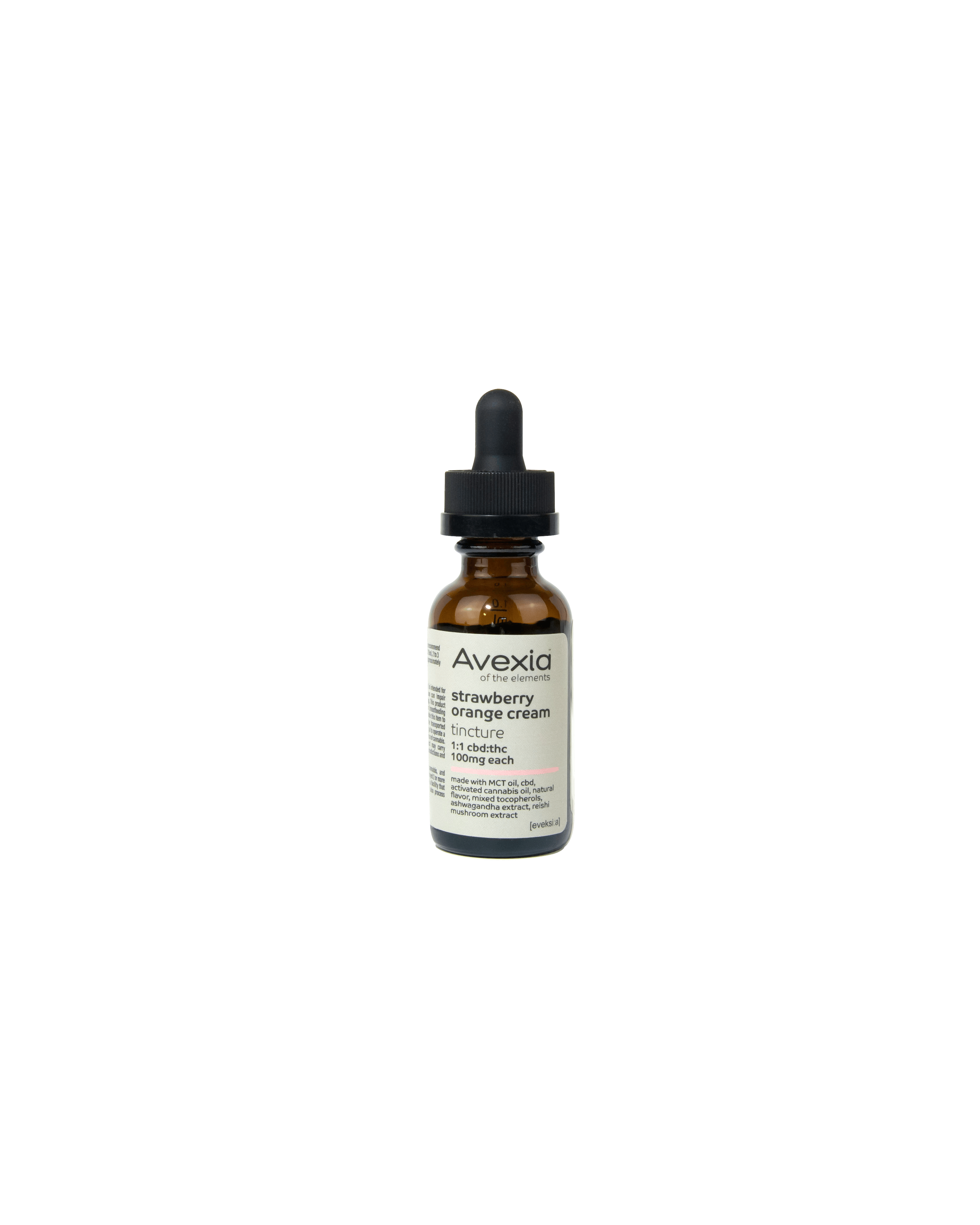 STRAWBERRY ORANGE CREAM TINCTURE 1:1 100MG