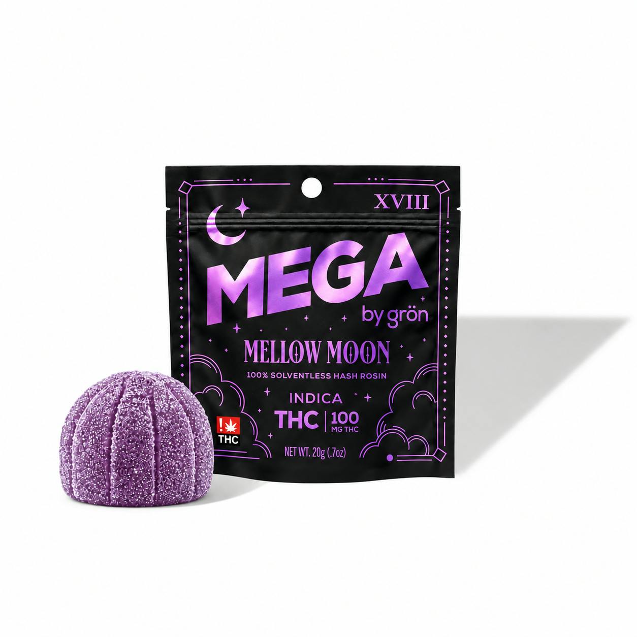 MELLOW MOON ROSIN MEGA PEARL 100MG