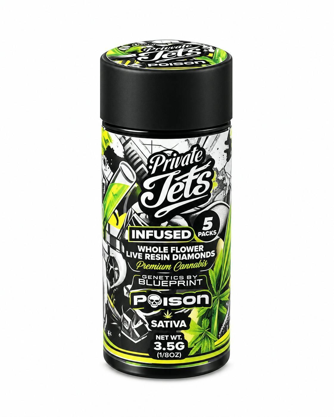 POISON PRIVATE JETS INFUSED 5PK