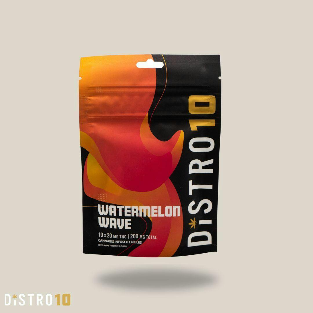 AU | Distro 10 | Watermelon Wave 200mg Gummies