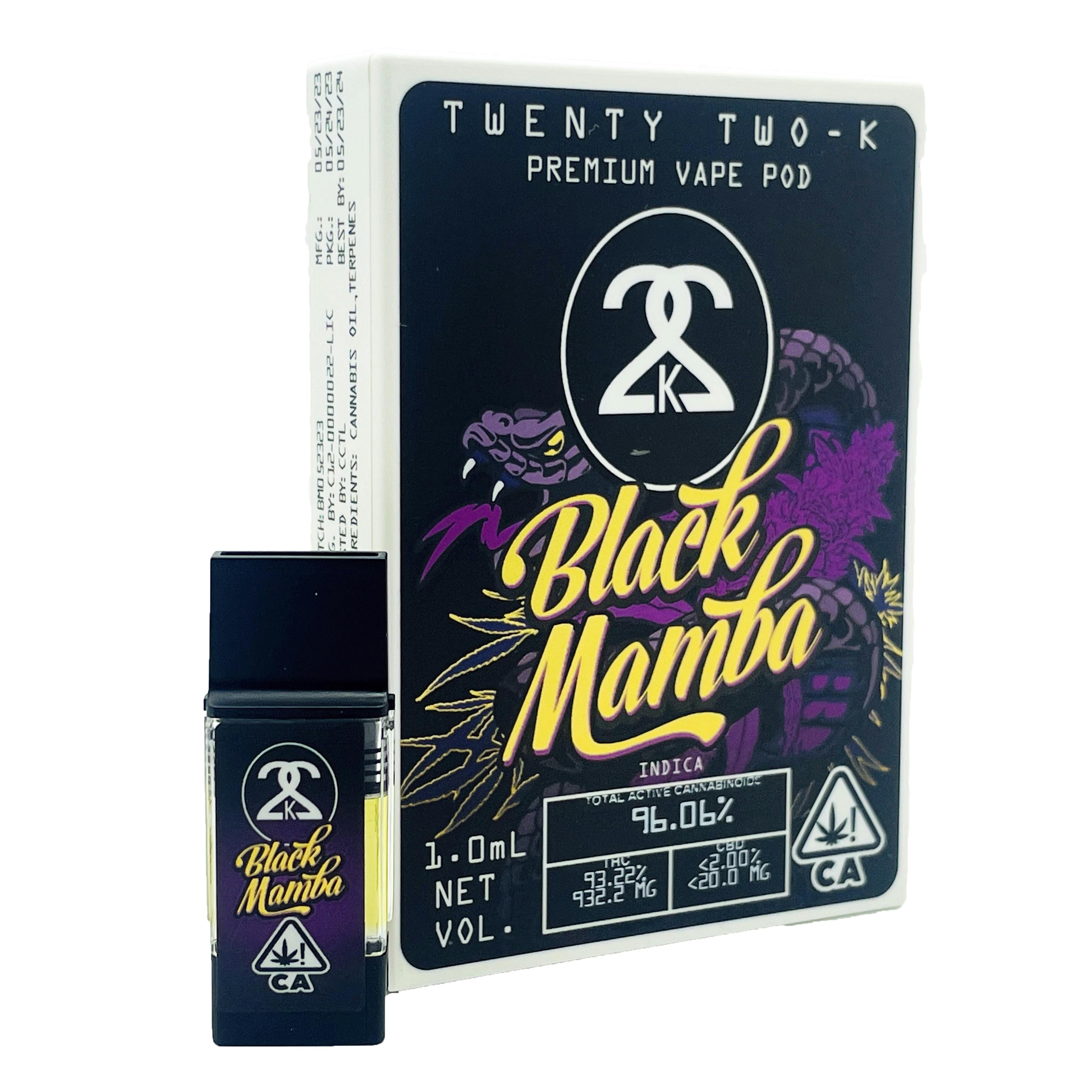 22K - Black Mamba - Indica - Pod - 1g