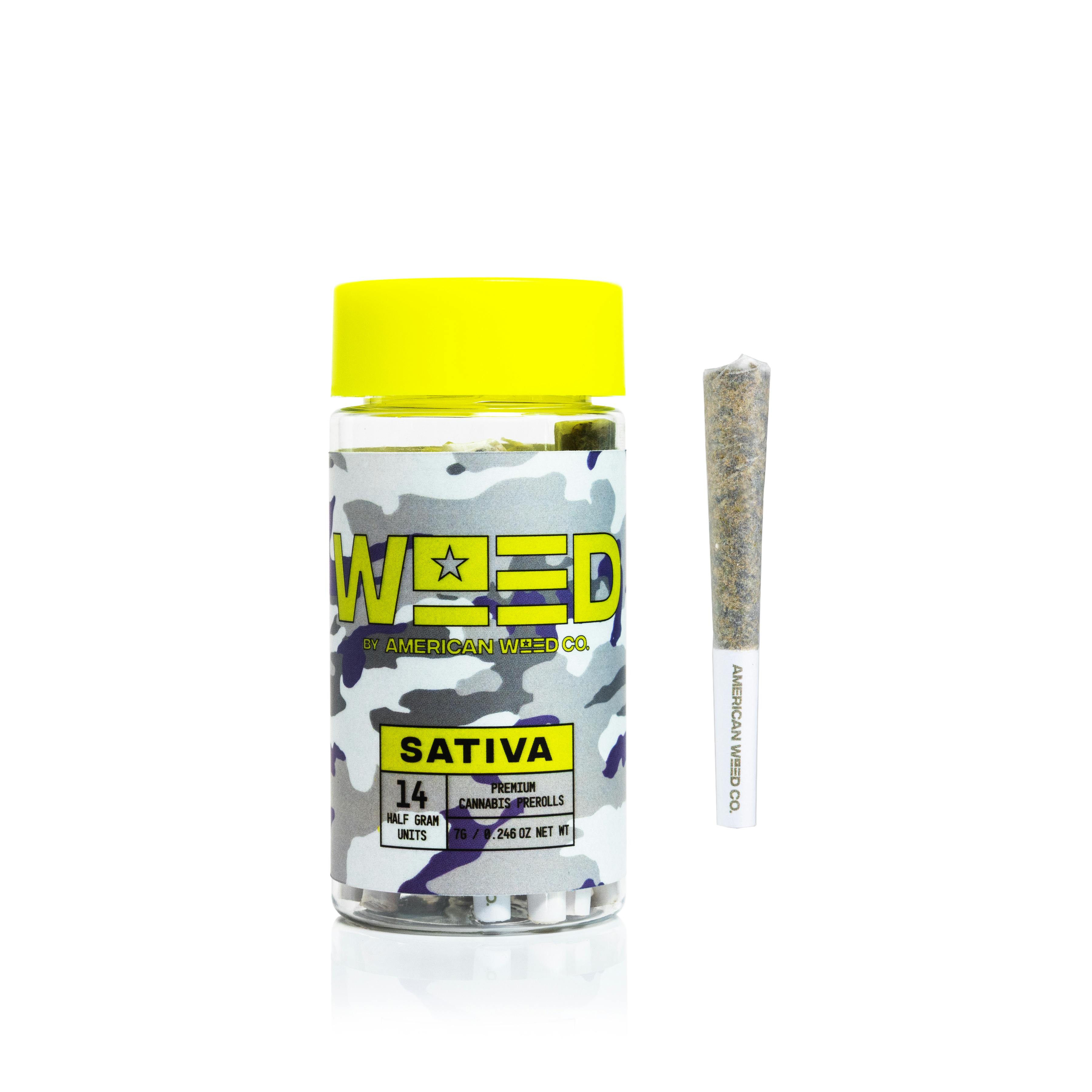 American Weed Co - Mango Dream - Sativa - Preroll - 14 Pack - 7g