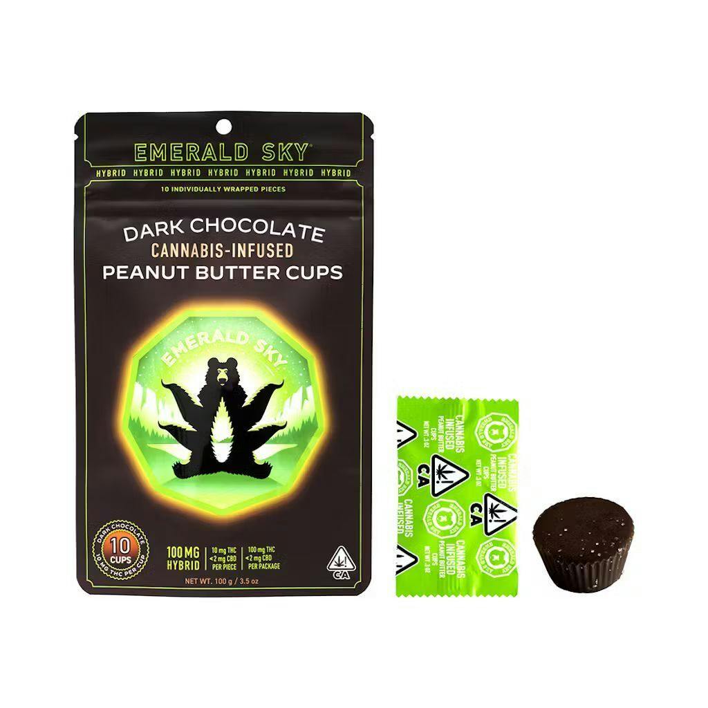 EMERALD SKY - HYBRID - DARK CHOCOLATE PEANUT BUTTER - 100 mg - 10 Pack