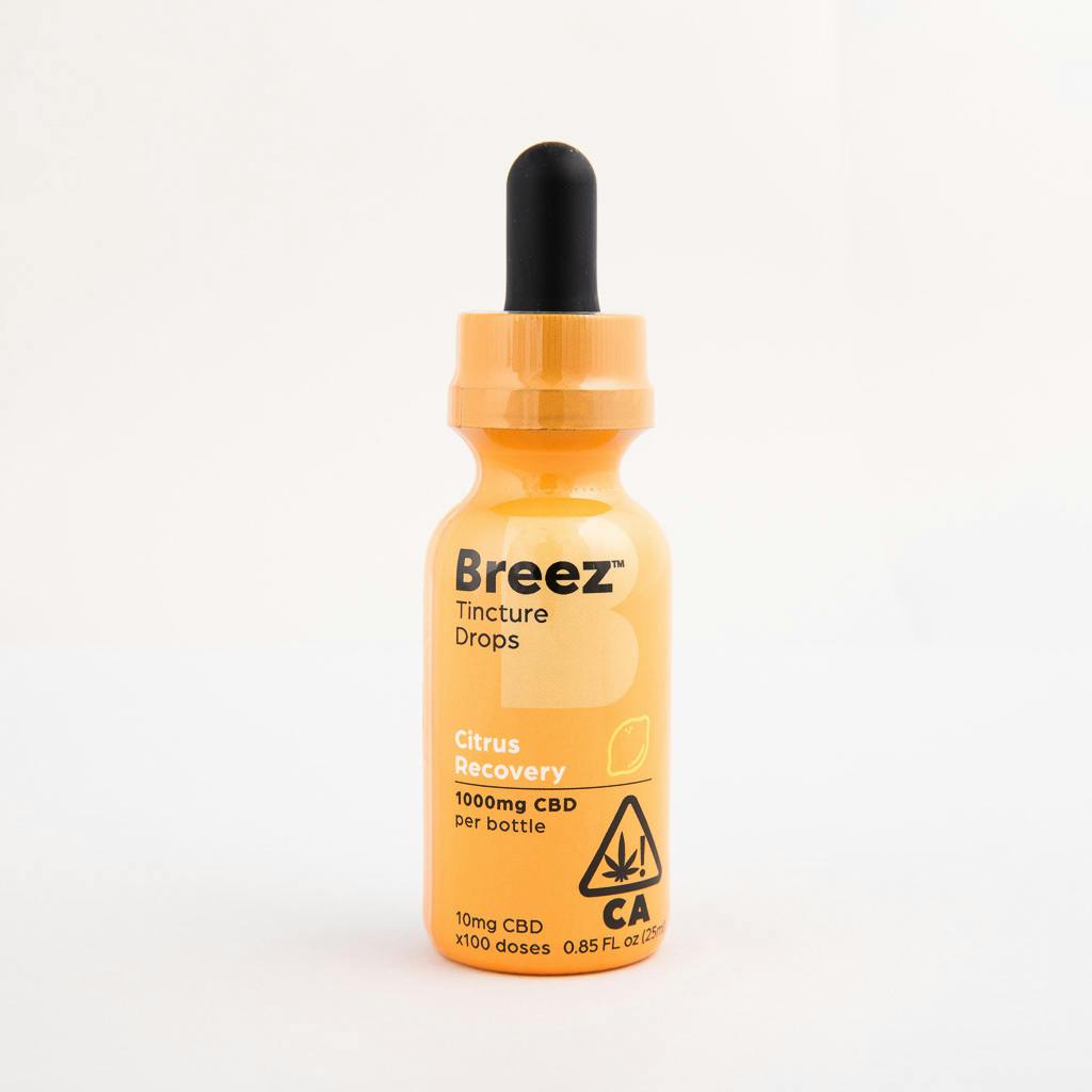 Breez - Citrus Recovery - CBD - Tincture - 1000mg