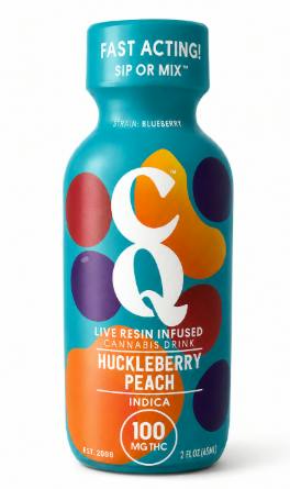 CQ - HUCKLEBERRY PEACH - 2OZ SHOT - 100 mg