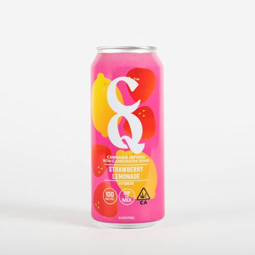 CQ - STRAWBERRY LEMONADE - 16OZ DRINK - 100 mg