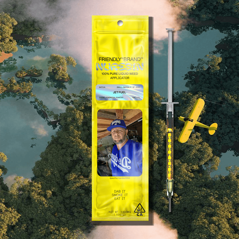 FRIENDLY - JET FUEL - SATIVA - CURED RESIN APPLICATOR - 1000MG