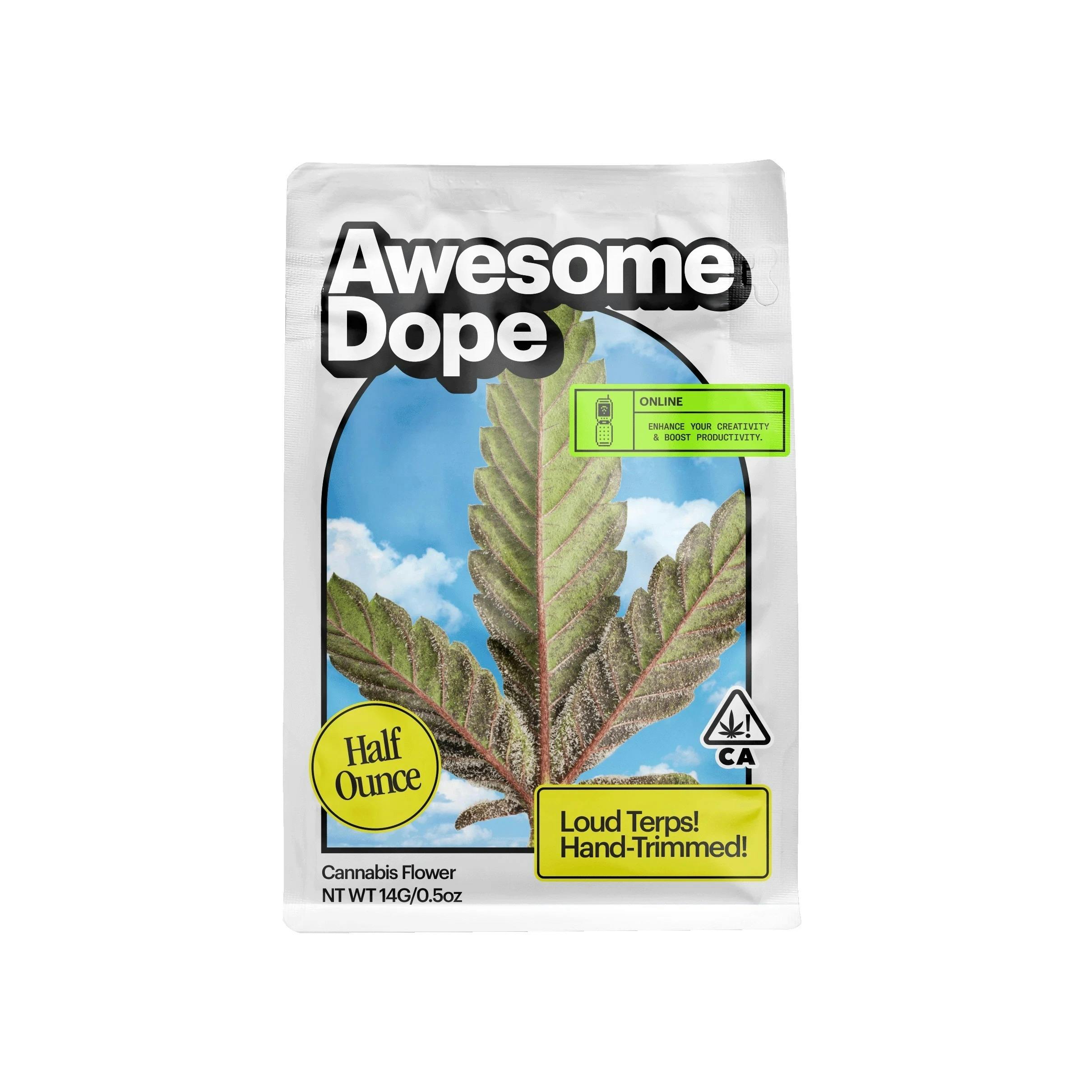 AWESOME DOPE - GELATO FLOAT - INDICA HYBRID - FLOWER - 14 g