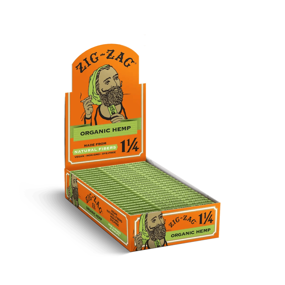 ZIG ZAG - ORGANIC HEMP 1 1/4 - ROLLING PAPERS - 50 PACK