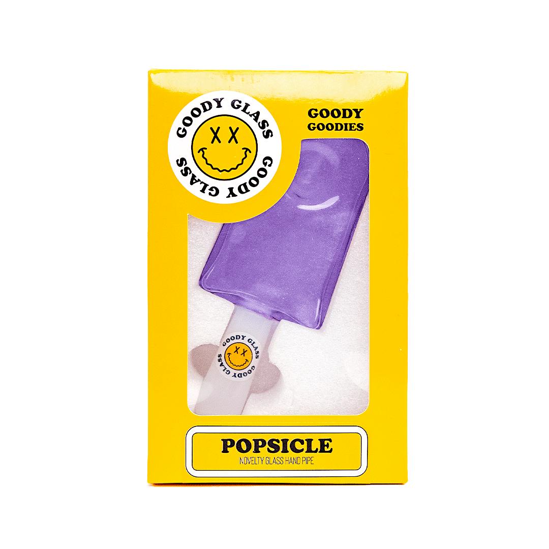 GOODY GLASS PURPLE POPSICLE HAND PIPE - One Size