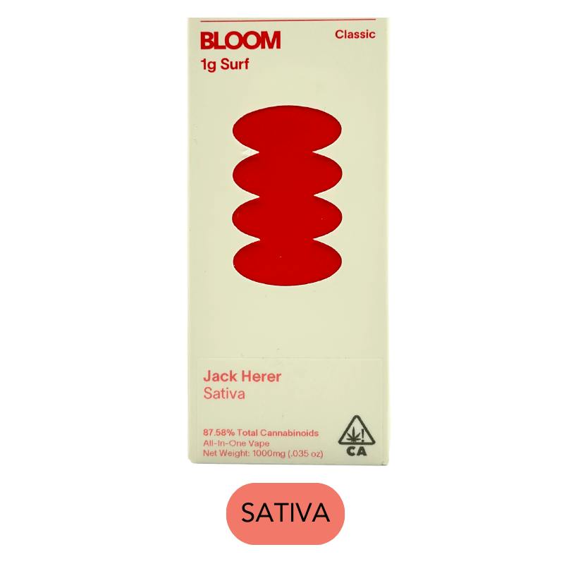 BLOOM - JACK HERER - SATIVA - CARTRIDGE - 1 g