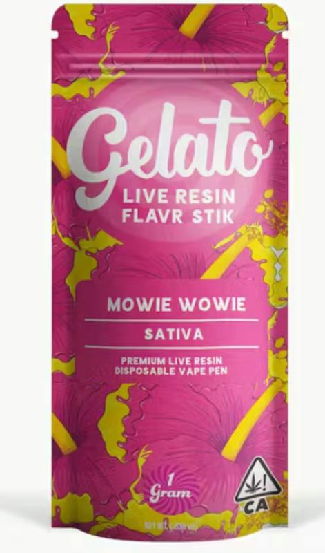 GELATO - MOWIE WOWIE - SATIVA - LIVE RESIN AIO - 1 g