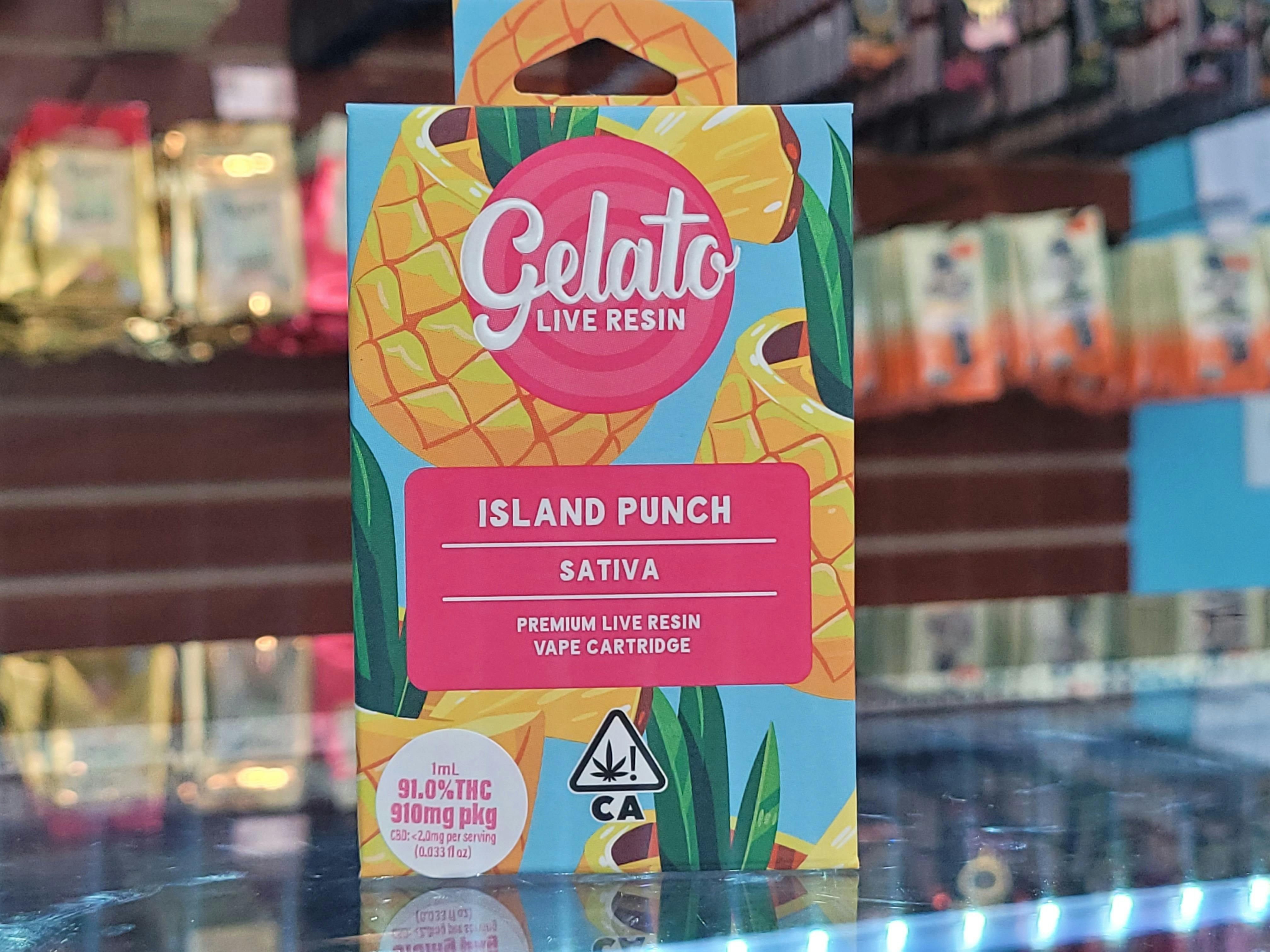 GELATO - ISLAND PUNCH - SATIVA - LIVE RESIN CARTRIDGE - 1 g