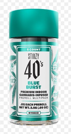 STIIIZY - BLUE BURST - HYBRID - INFUSED PREROLL - 2.5 g - 5 Pack
