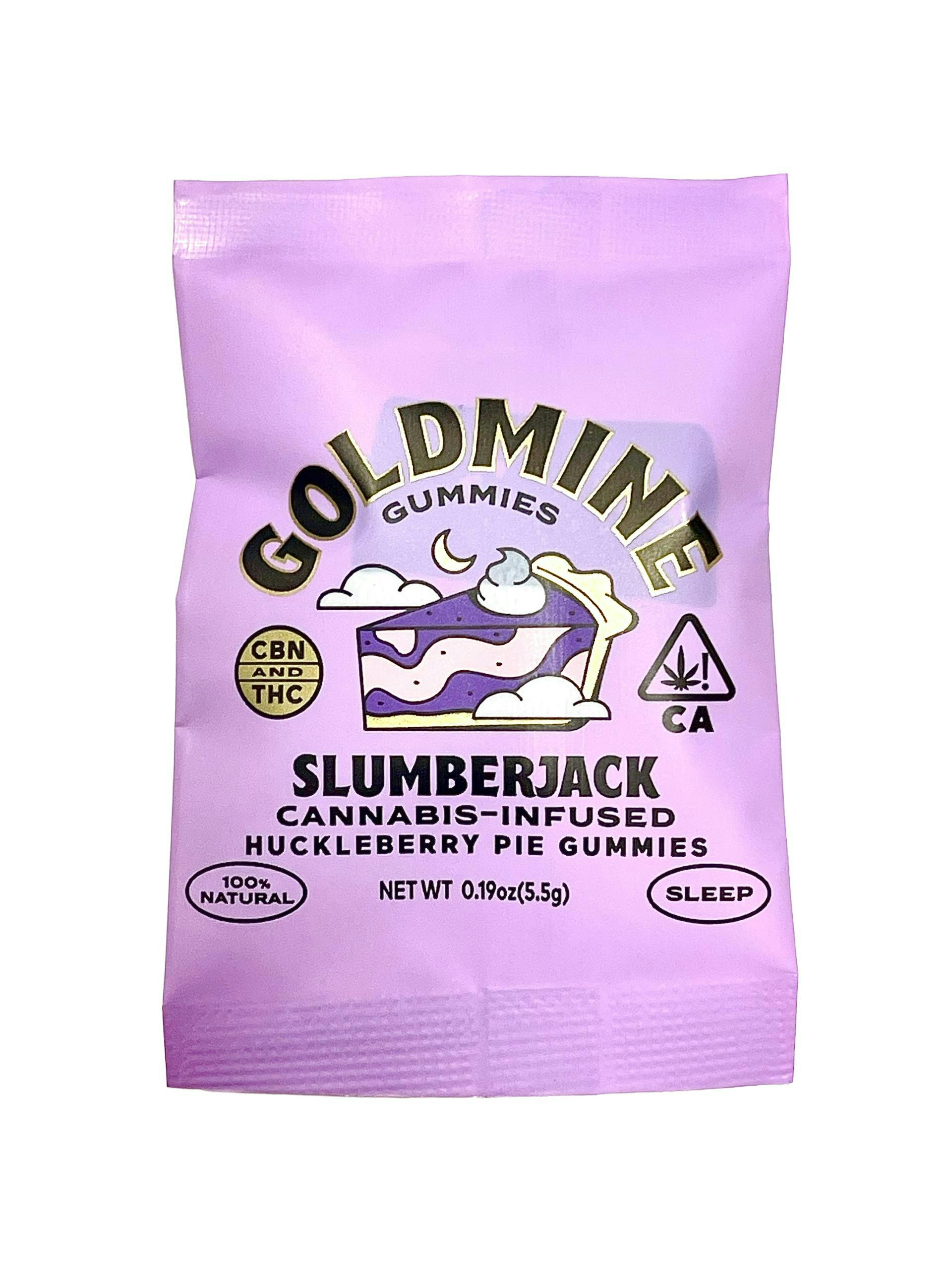Slumberjack Huckleberry Pie Gummy Tin - Sleep, 10 MG THC + 2 MG CBN