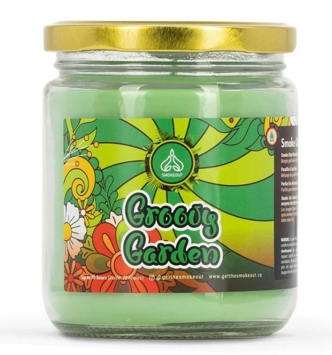 Candle - Smoke Out Odor 13oz - Groovy Garden