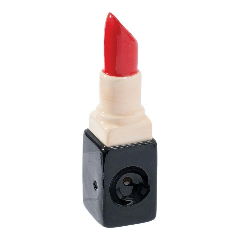 Ceramic Pipe - Wacky Bowlz Lipstick - 3.75"