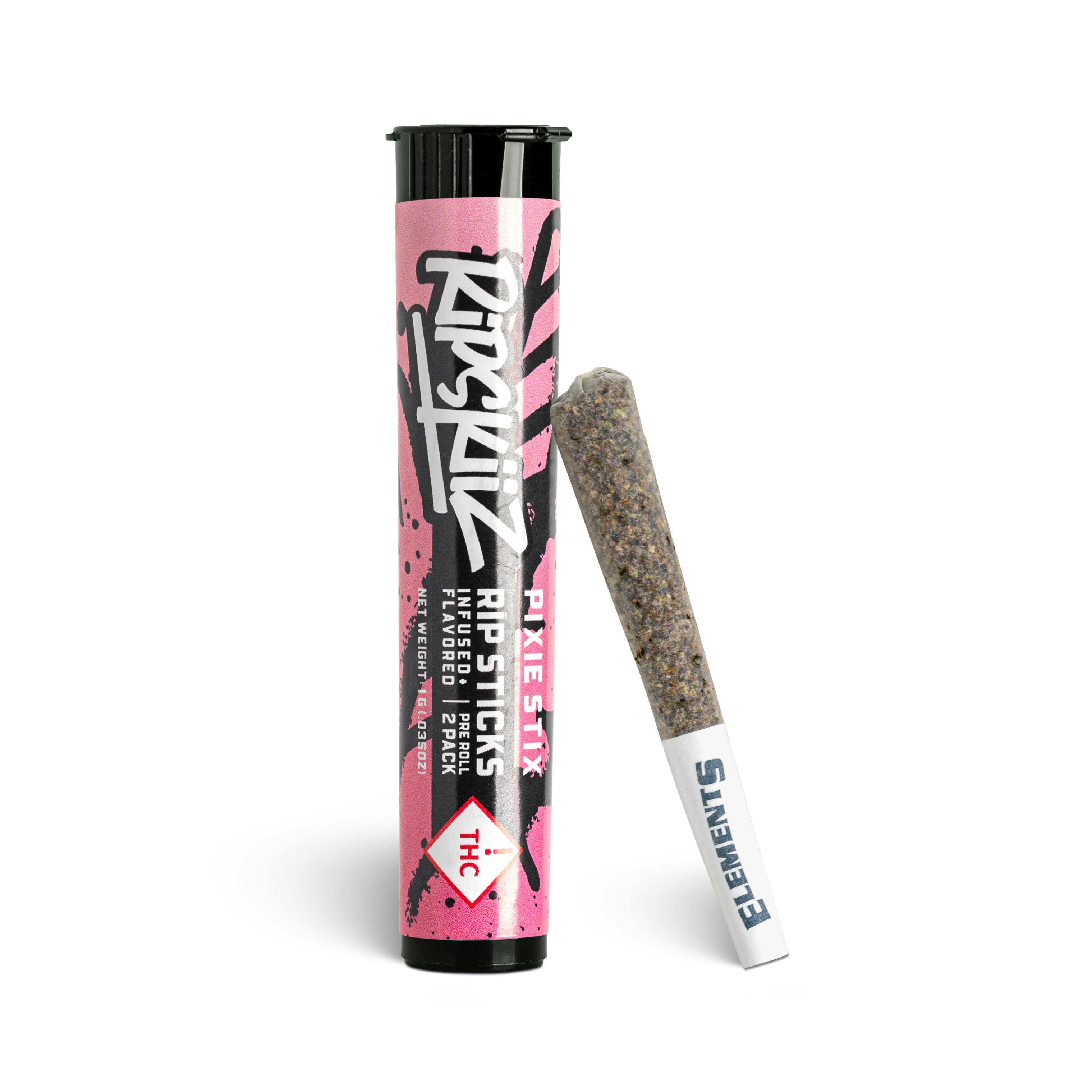 Pixie Stix Rip Sticks Infused Pre-Rolls - 2 Pack