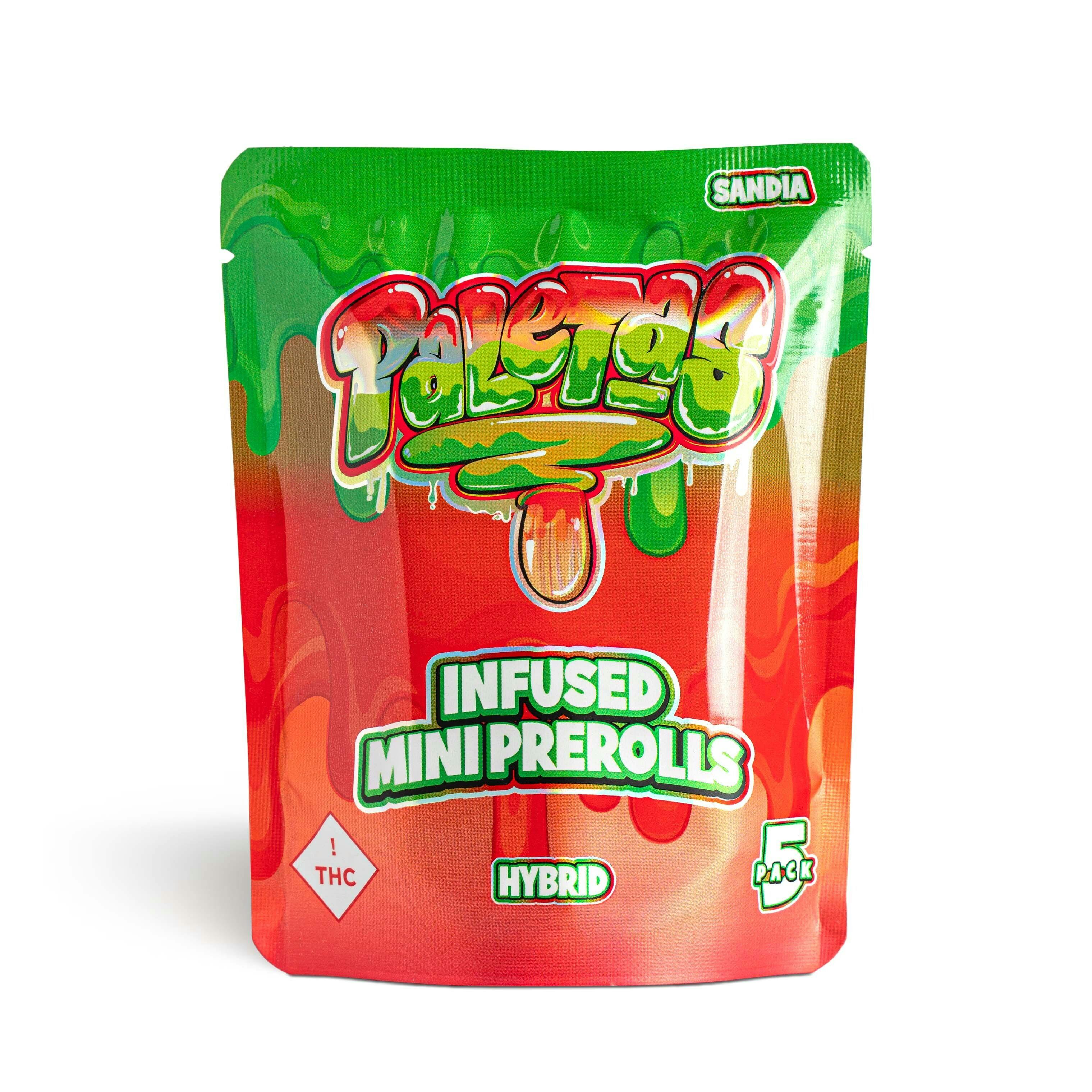 Paletas Sandia Infused Pre-Rolls - 5 Pack