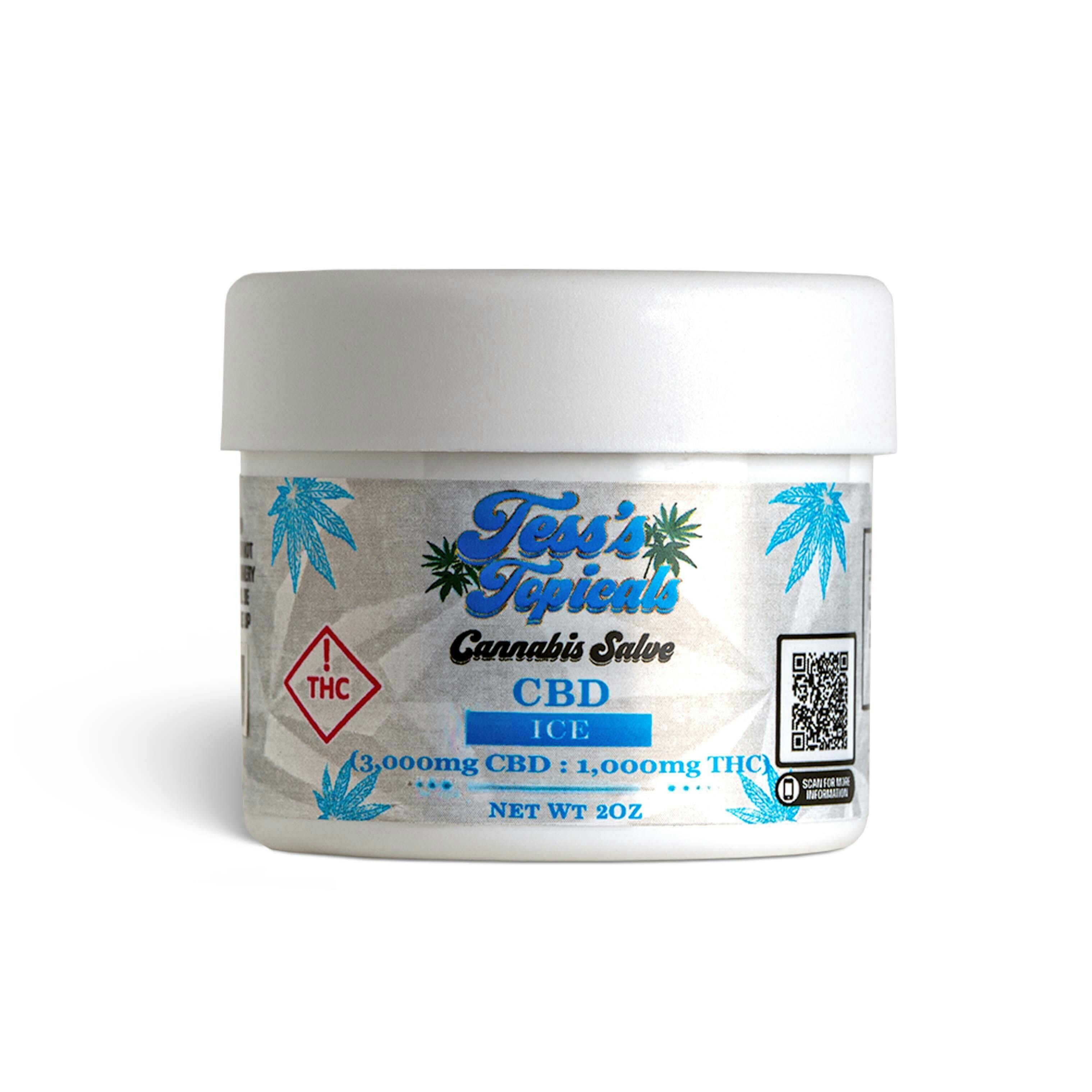 ICE Salve 3:1 CBD:THC - 3000mg