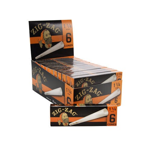 Zig Zag 1 1/4" Cones 6pk at LovingBud Dispensary LLC, with Drive Thru