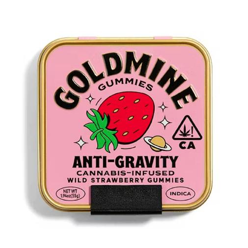 Goldmine Gummies | Indica | Anti-Gravity Wild Strawberry | 100mg