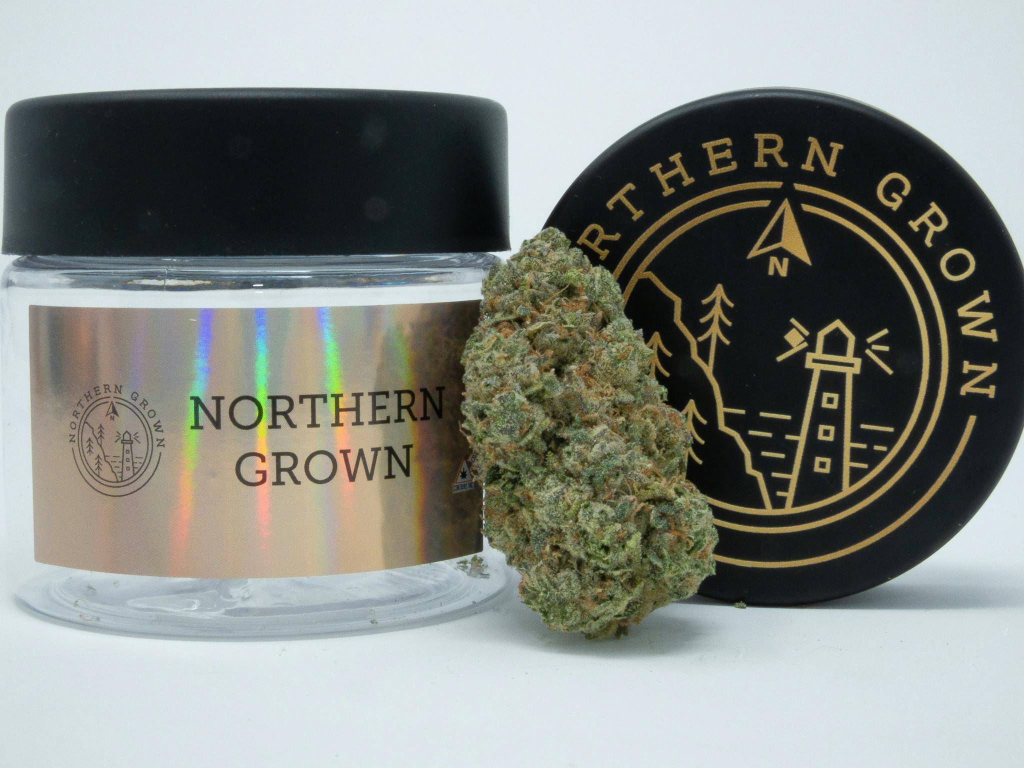 Northern Grown Platinum Garlic 1/8th at Cannabis Cured Sugarloaf Recreational Weed Dispensary