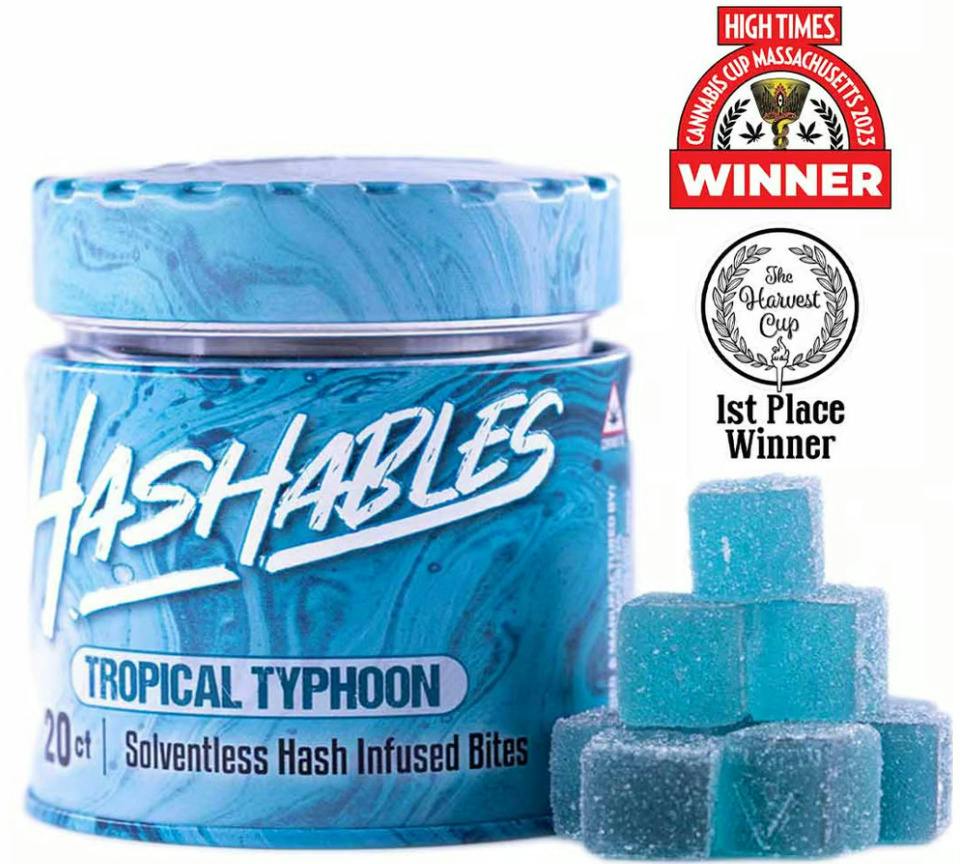 Hashables Tropical Typhoon Hash Rosin Gummies