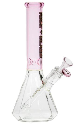11 Inch 12-Sided Pyramid Beaker - Pink