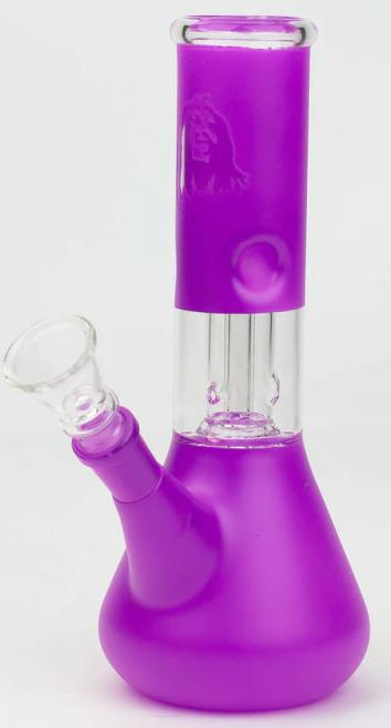8" Dome Percolator Beaker Bong - Purple